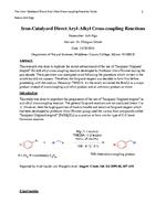 Iron-Catalyzed Direct Aryl-Alkyl Cross-coupling Reactions